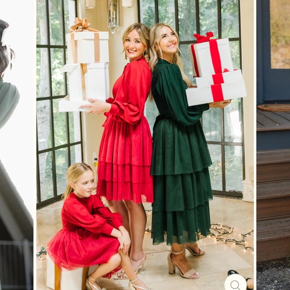 Ivy City Co Red Short Cosette Christmas Holiday Dress NWT XL - Picture 1 of 9